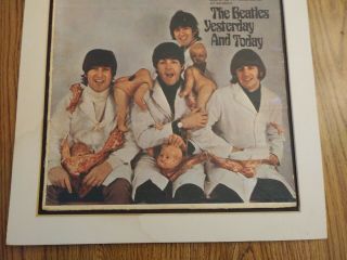 The Beatles 3rd State mono Butcher Cover 3 in vg,  matted cond USA 1966 3
