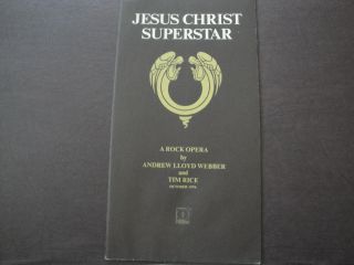 Jesus Christ Superstar Record Double LP Vinyl Album With Book Decca Records 3