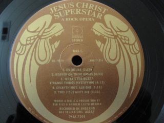 Jesus Christ Superstar Record Double LP Vinyl Album With Book Decca Records 4