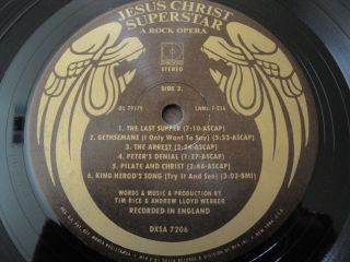 Jesus Christ Superstar Record Double LP Vinyl Album With Book Decca Records 7
