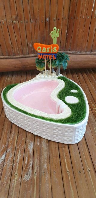 Palm Springs Pool Cocktail Bowl,  Oasis Motel - Black Lagoon Designs