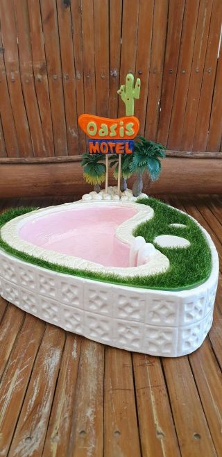 Palm Springs Pool Cocktail Bowl,  Oasis Motel - Black Lagoon Designs 2