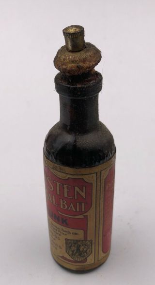 Funsten Bros & Co Animal Skunk Bait Bottle,  Box FULL ST.  Louis MO 1904 Worlds Fair 7