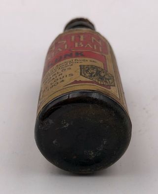 Funsten Bros & Co Animal Skunk Bait Bottle,  Box FULL ST.  Louis MO 1904 Worlds Fair 8