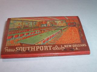 2 Vintage 3 Inch Casino Orleans Matchbooks 1940s O ' Dwyer ' s & Southport Club 4