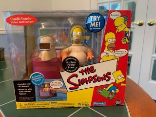 Playmates Simpsons Nuclear Power Plant With Homer Simpson - Nib Collector’s