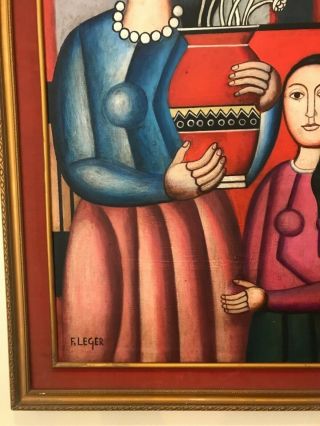 oil painting on canvas Fernand Leger,  painter french cubist 3