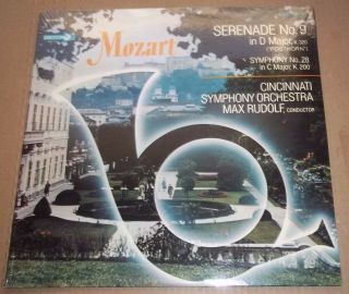 Max Rudolf Mozart Posthorn Serenade,  Symphony No.  28 Decca Gold Dl 710129