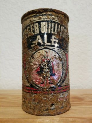 Roger Williams Ale Flat Top Beer Can,  Roger Williams Brewing,  Prov,  Ri.  Irtp