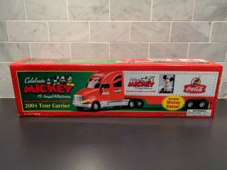 2004 Coca - Cola Disney Mickey Mouse Tour Carrier Truck
