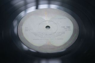 No.  0000009 / No.  0009099 Beatles White Album 1968 1st UK Mono Press Low Number 12