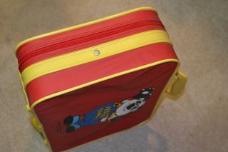 1985 Peter Panda Suitcase Child World Children ' s Palace Red & Yellow Suitcase 5