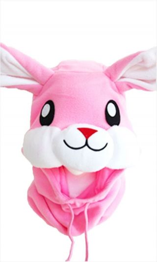 Sazac Kigurumi Cap Neck Warmer Rabbit Cosplay Costume Party Plush Kawaii