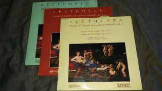 Musidisc 30 Rc 730/1/2 Ed1 Stereo A.  Navarra: Beethoven: The Cello Sonatas.  Nm/m