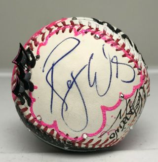 Roger Waters PINK FLOYD 1/1 Signed Fazzino Pop Art Baseball Autographed PSA/DNA 2