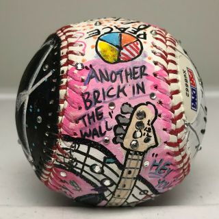 Roger Waters PINK FLOYD 1/1 Signed Fazzino Pop Art Baseball Autographed PSA/DNA 5