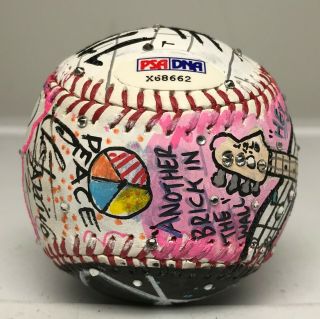 Roger Waters PINK FLOYD 1/1 Signed Fazzino Pop Art Baseball Autographed PSA/DNA 9