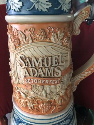 Samuel Adams Octoberfest Beer Stein display: 3ft tall.  Man Cave 2