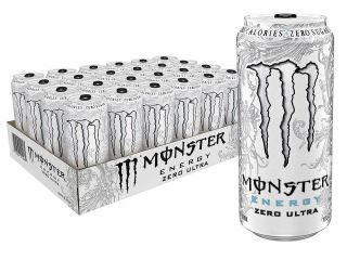 Monster Energy Zero Ultra Sugar Energy Drink 16 Ounce Pack Of 24