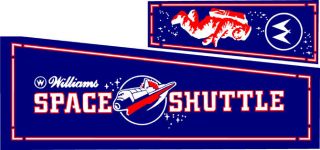 Space Shuttle Pinball Machine Stencil Kit Licensed
