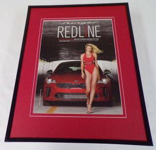 Candace Swanepoel / Kia Stinger Gt Framed 11x14 Advertisement