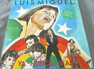 Ya Nunca Mas,  Soundtrack By Luis Miguel Mexican Lp Promo Stamped Cut Out
