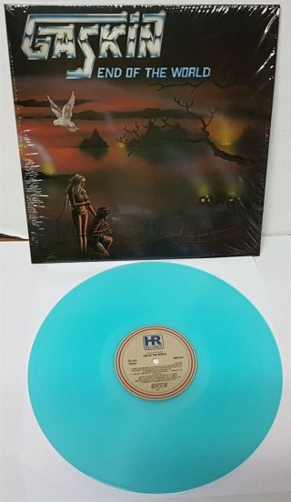 Gaskin End Of The World Blue Vinyl Lp Record