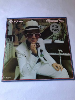 1974 Elton John Greatest Hits Lp Vol 1 & 2 Mca R231711 Rare Club Press