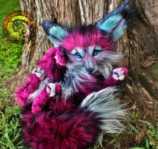 Lee Cross Poseable One of a Kind LARGE Life Sized Fantasy Fox 3