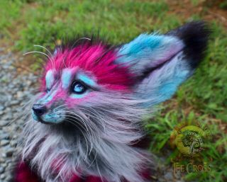 Lee Cross Poseable One of a Kind LARGE Life Sized Fantasy Fox 6