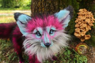 Lee Cross Poseable One of a Kind LARGE Life Sized Fantasy Fox 8