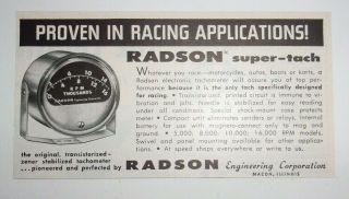 1961 Radson Engineering Corporation Advertisement Macon,  Illinois