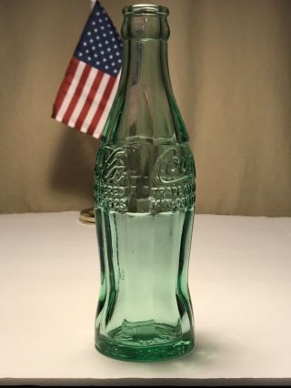 PAT ' D DEC.  25,  1923 Coca - Cola Hobbleskirt Coke Bottle - WASHINGTON IND Indiana 2
