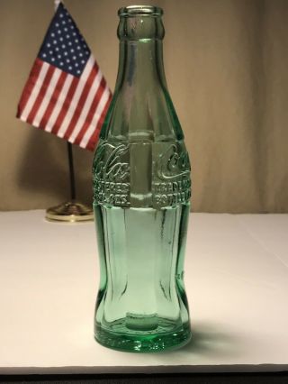 PAT ' D DEC.  25,  1923 Coca - Cola Hobbleskirt Coke Bottle - WASHINGTON IND Indiana 4