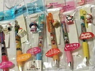 Hello Kitty 6 Gotochi Pen & Mechanical Pencil Set (3 Each) Sanrio Japan [set 5]