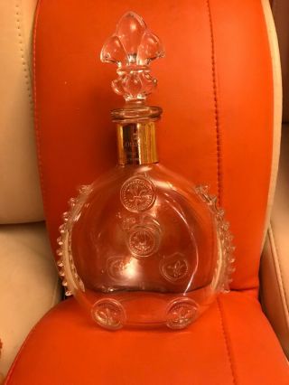 Remy Martin Louis Xiii Grande Champagne Cognac Baccarat Crystal Bottle