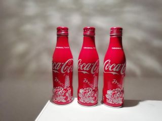 F/s 2018 Coca Cola Japan Touhoku (michinoku) Special Edition Empty 3 Bottle Set