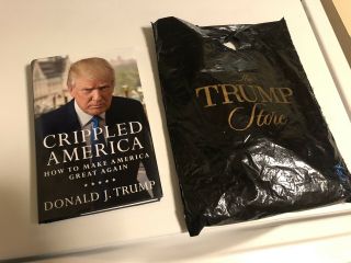 Donald Trump Signed Crippled America Book Directly From An Employee Last One.