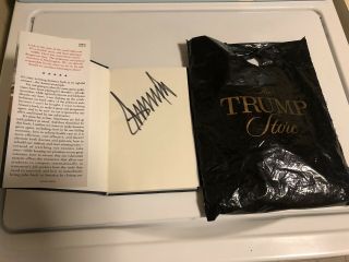 Donald Trump Signed Crippled America Book Directly From An Employee Last One. 2