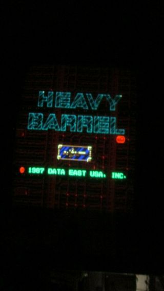 Data East Heavy Barrel Jamma Arcade Game Board
