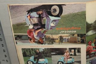 RARE 1950s HARLEY DAVIDSON SCOOTER BROCHURE DEALERSHIP YOUNGSTOWN OHIO INDIAN 5
