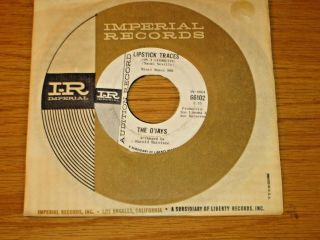 Promo Northern Soul 45 Rpm - The O 