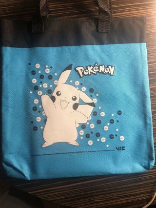 Sdcc Exclusive 2019 Viz Media Pikachu Pokemon Tote Bag Comic Con