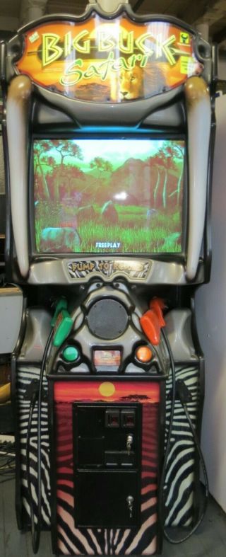 BIG BUCK WORLD 2 PLAYER SHOOTING ARCADE COIN - OPERATED GAME Available 3