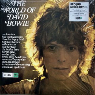 The World Of David Bowie (rsd 2019,  Ltd Heavyweight Blue Vinyl) ; David Bowie Lp,