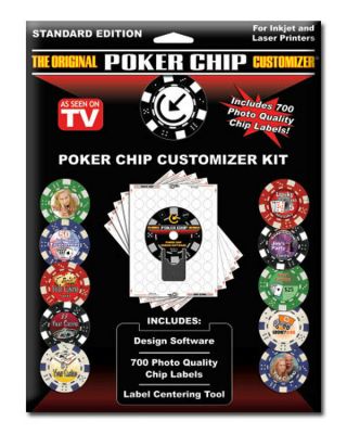 Poker Chip Customizer Personalize Chips Las Vegas & Labels Do - It - Yourself