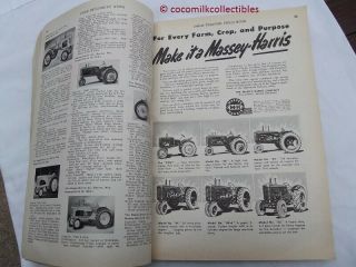 1948 1949 The Tractor Field Book Power Farm Equipment Spec ' s Farm Ad ' s Repair 3