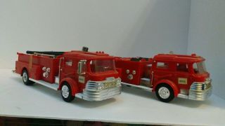 2 Hess Fire Trucks Parts