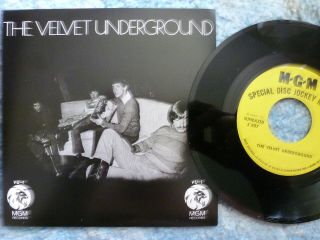 Velvet Underground Promo 45 Rpm 7 " - Vu Radio Spot 2009 Re - Issue