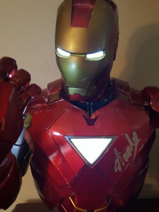 Stan Lee Signed Autographed Iron Man Legendary Scale Bust Sideshow Collectibles